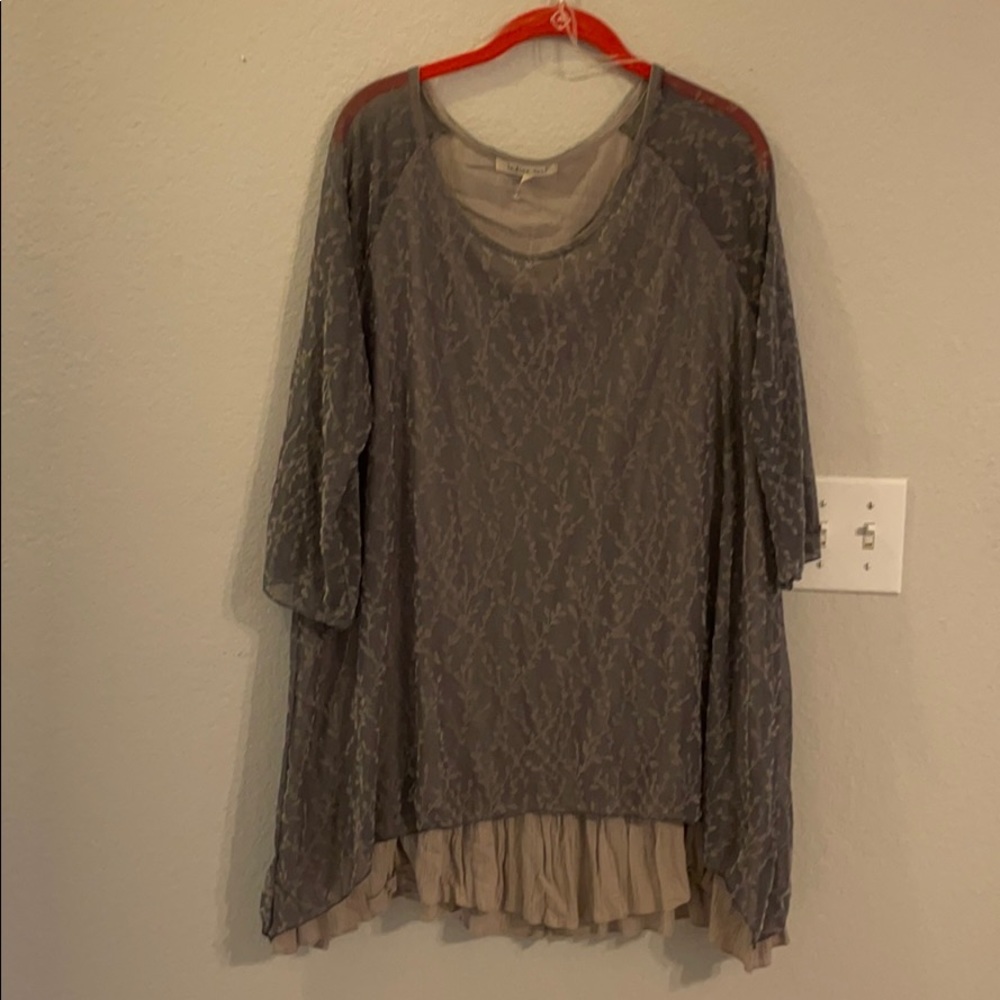 INDIGO SOUL BEAUTIFUL SHIRT WITH BEAUTIFUL SLEEVES